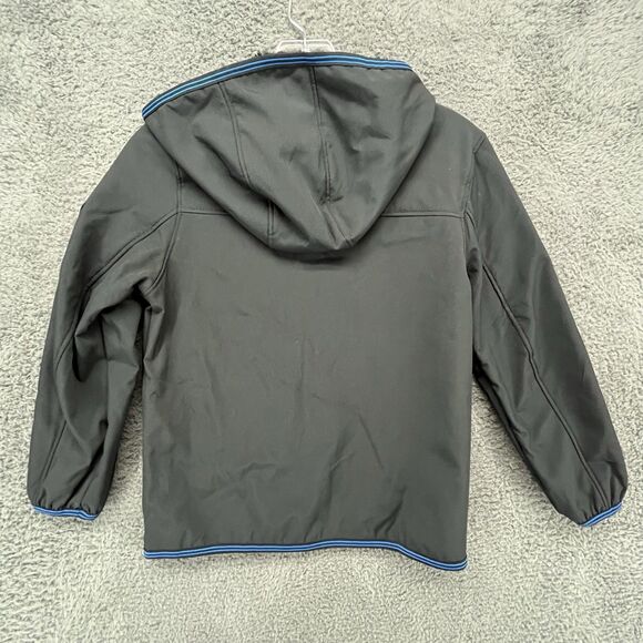 Brand New Gerry Boys Small Falcon Softshell Black Jacket Coat Full Zip  Blue - Picture 8 of 8
